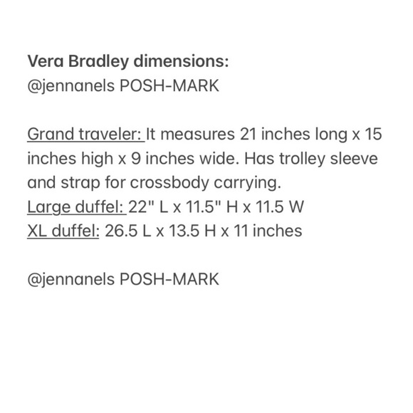 ‼️FIRM‼️ NWT vera bradley xl travel duffel sunny medallion - Picture 10 of 10